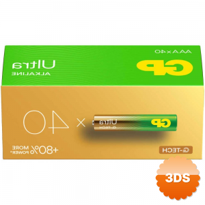 Gp Ultra Alkalin Aaa İnce Kalem Pil 40'lı Paket