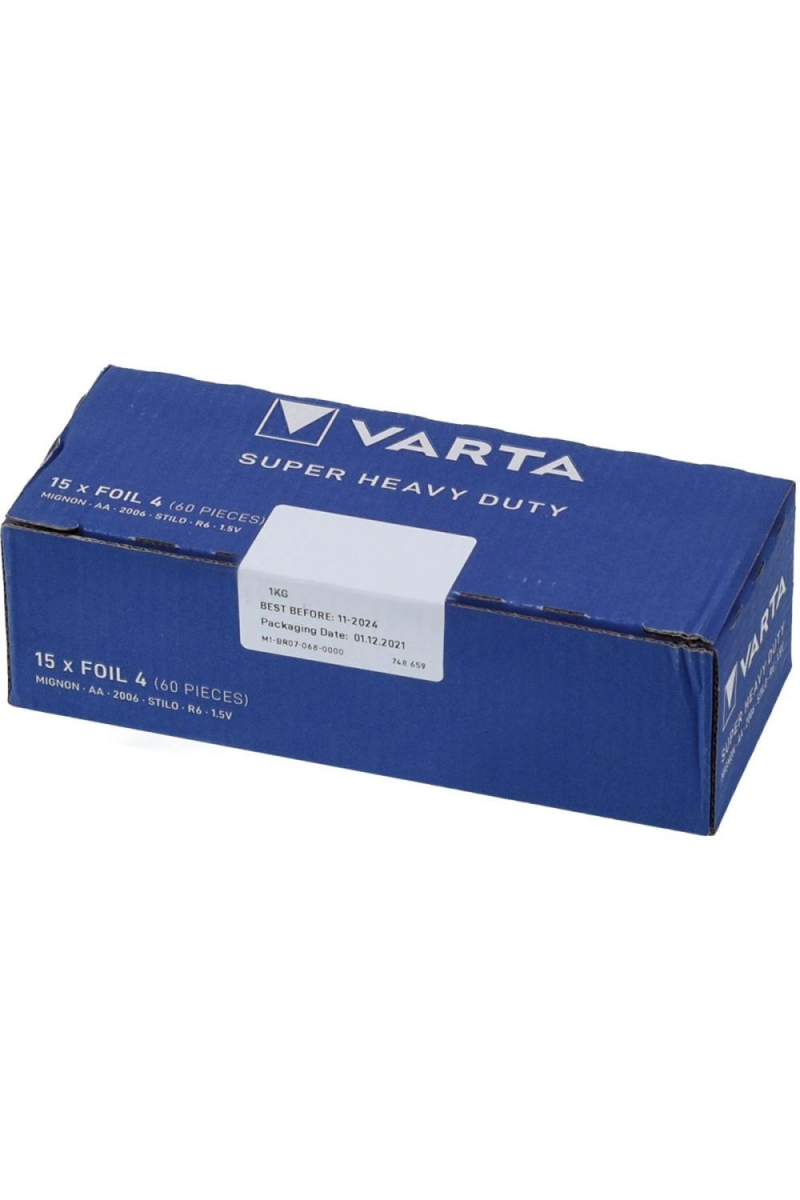 Varta Aa Çinko Karbon Super Life (60lı Paket)