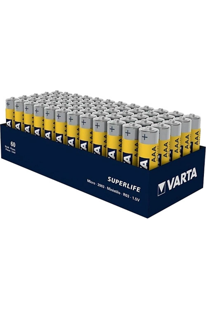 Varta Aaa Çinko Karbon Super Lıfe (60lı Paket)