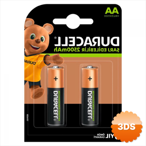 Duracell 1.2v 2500 Mah Aa Şarjlı Kalem Pil 2li