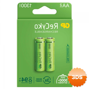 Gp Recyko 1300mah Aa Şarj Edilebilir Kalem Pil 2'li Paket