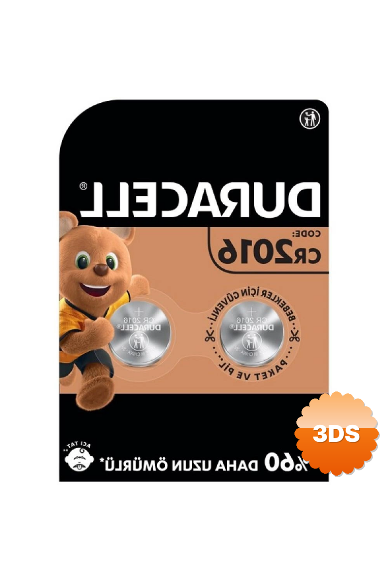 Duracell Cr2016 3v Lityum Pil 2li Paket