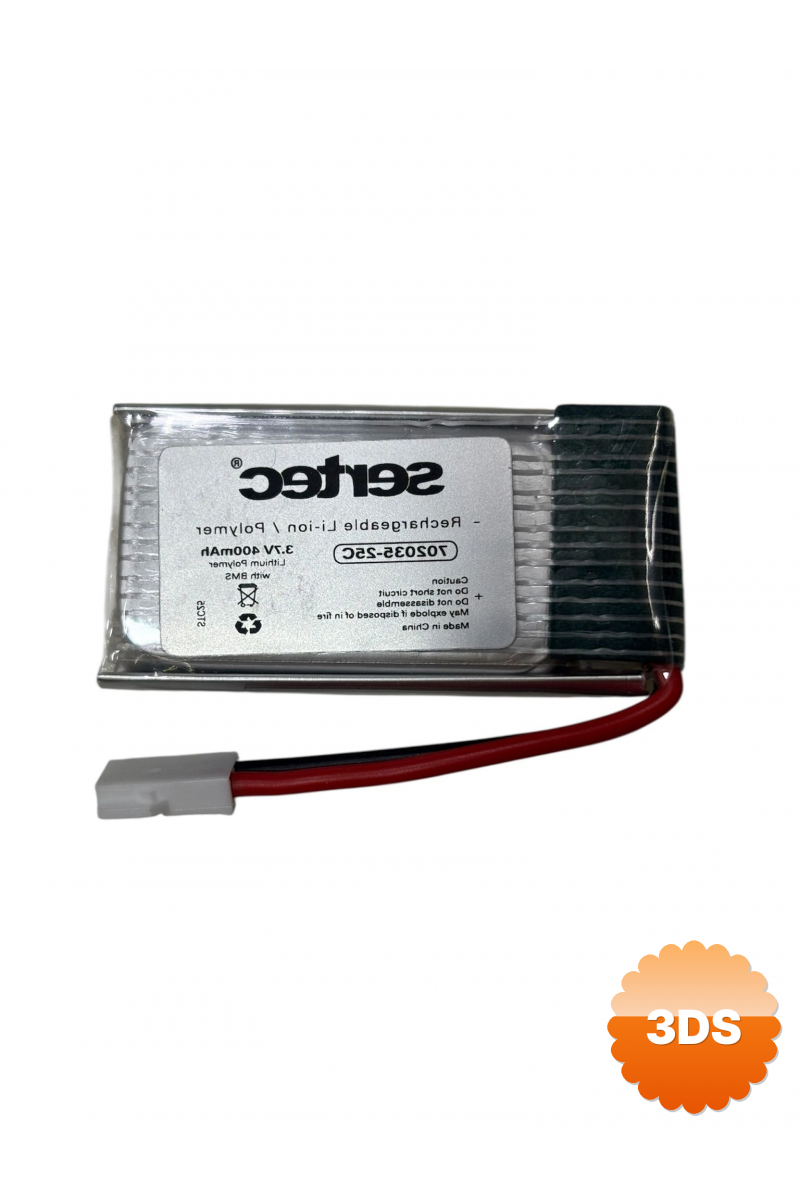 Sertec / 702035 / 3.7v - 400mah - 25c Beyaz Soket