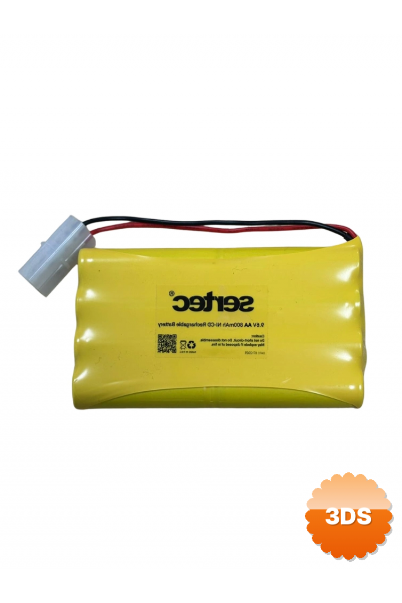 Sertec 9.6v 8s1p Aa 800 Mah Kablo + Tamiya Konnektörlü Oyuncak Pili