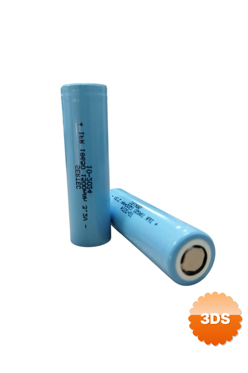 Sertec 3.2v Ifr18650 1500 Mah Lifepo4 Pil