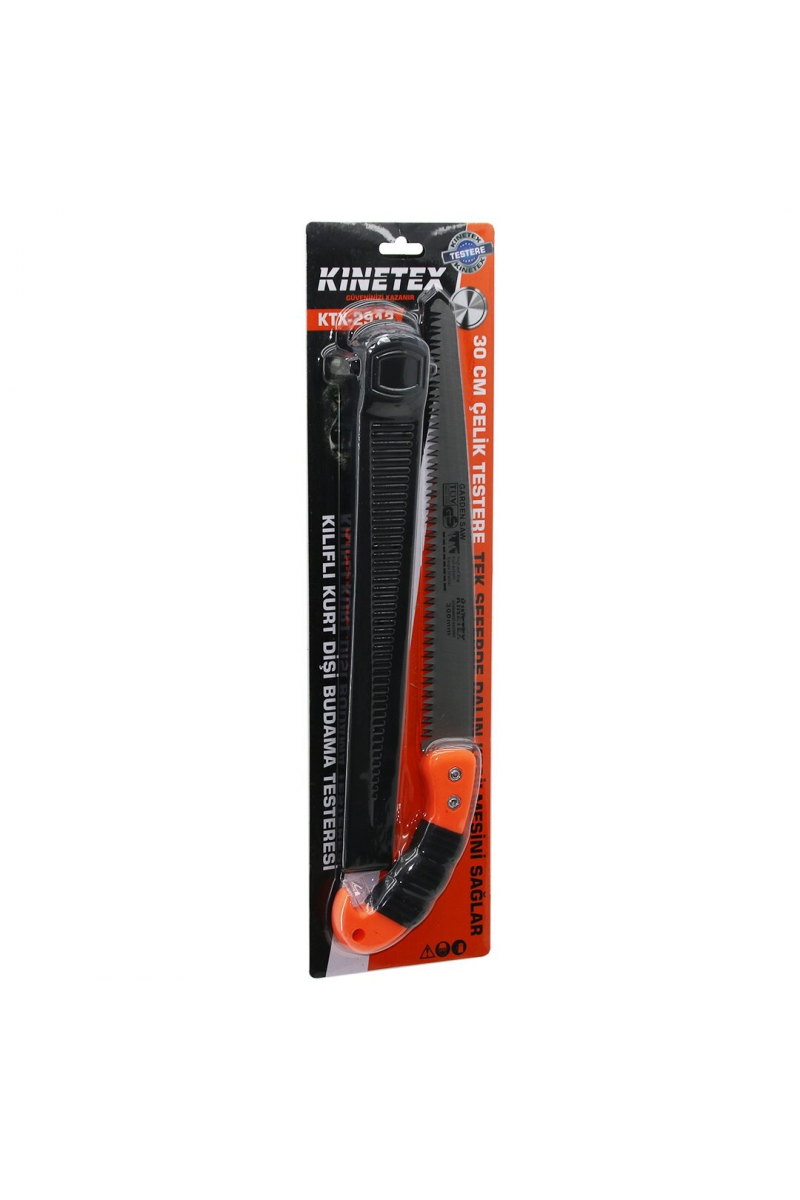 Kurt Dişi 300mm Çelik Budama Testeresi Kılıflı Saplı 30cm Saplı 43cm