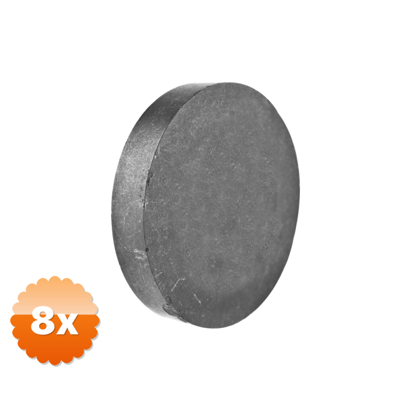 8 Adet Mıknatıs 17x3 Mm Yuvarlak Güçlü Mıknatıs Disk Mıknatıs