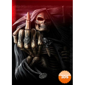 3 Boyutlu Resim 3 Farklı Resim Değişenli Halloween İskelet Tablosu 30x40 Cm