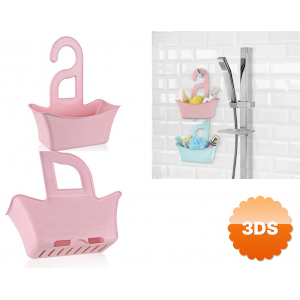 Banyo Sepeti Delikli Sepet Çok Amaçlı Sabun Şampuan Tutucu Raf