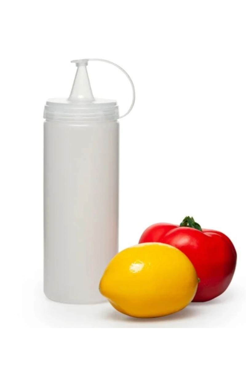 Şeffaf Sos Şişesi - 700 Ml (3 Adet )