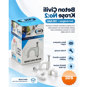 Beton Çivili Kroşe No:2 (2x4 Antigron) – 100 Adet