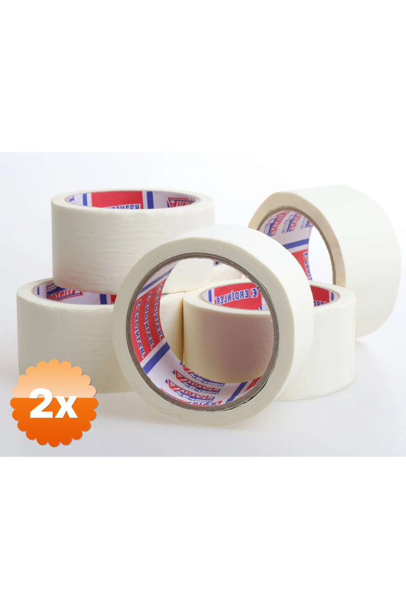 2 Adet Maskeleme Bandı Kağıt Bant 24mm X 20 Mt