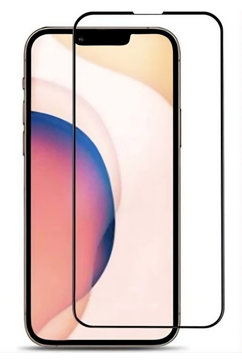 iPhone 13 / iPhone 14 6D Tam Kaplama Ekran Koruyucu Cam