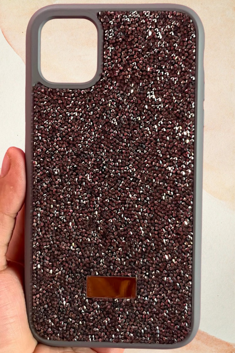 iPhone 11 Yıldız Tozu Premium Gri Silikon Kılıf