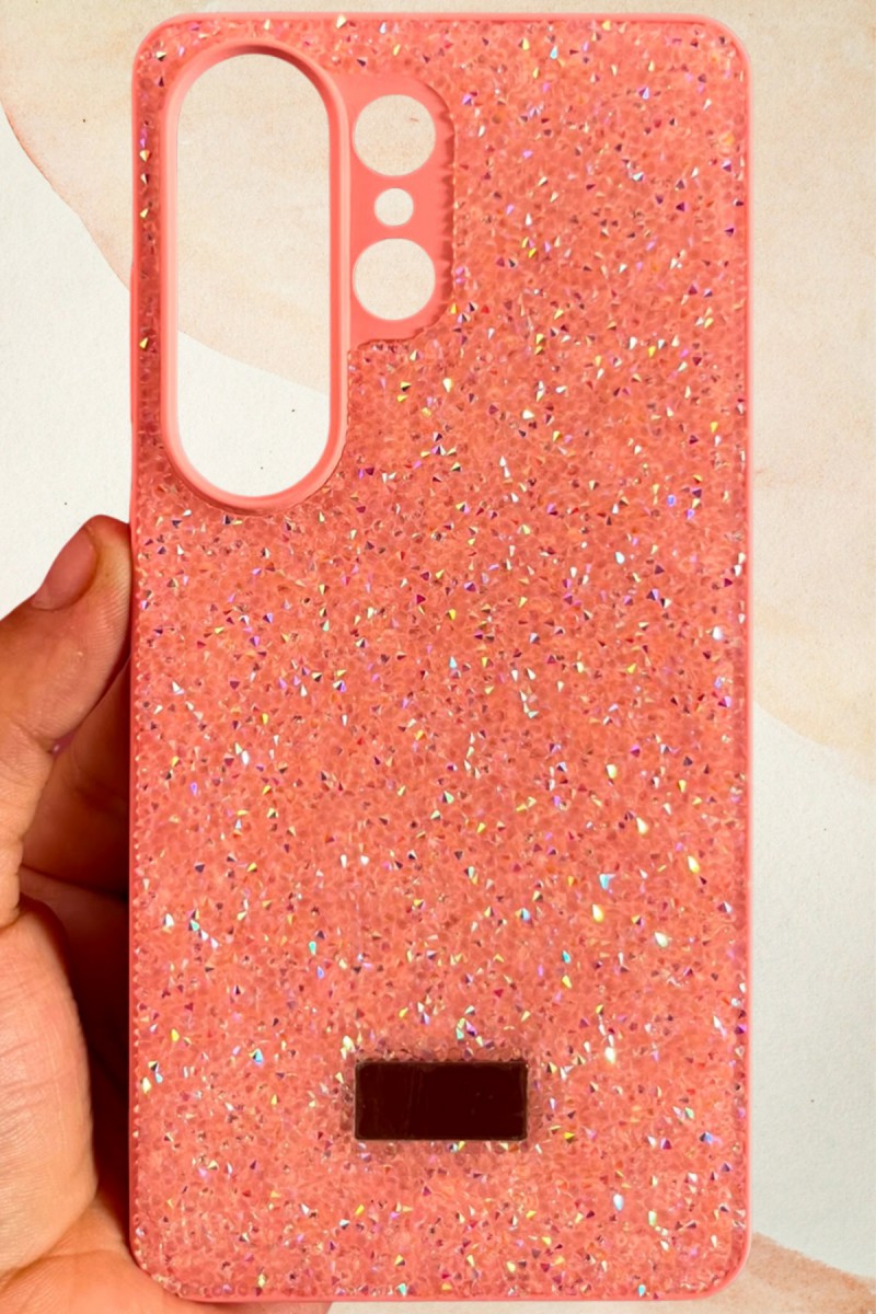 Samsung Galaxy S26 Ultra Yıldız Tozu Premium Pembe Silikon Kılıf