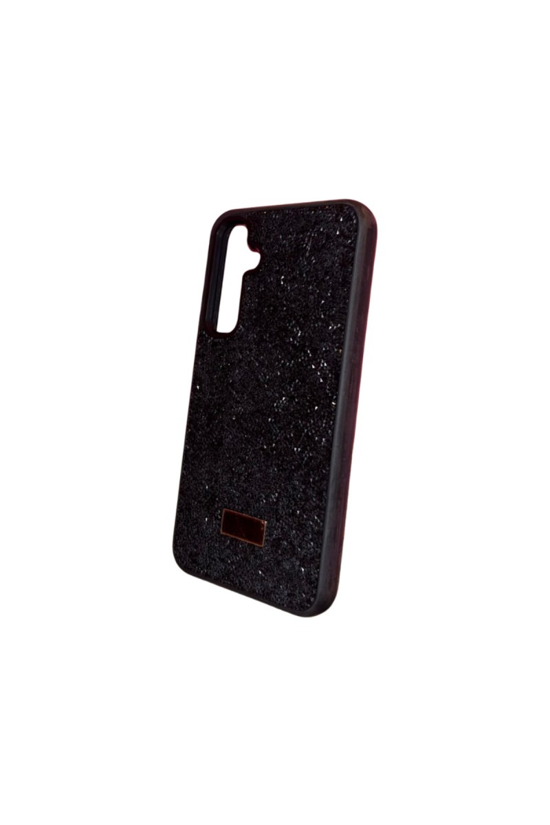 Samsung Galaxy S23 FE Yıldız Tozu Premium Siyah Silikon Kılıf