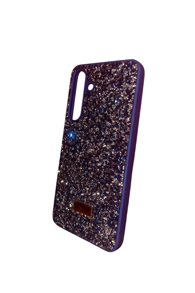 Samsung Galaxy S24 Plus / S25 Plus Yıldız Tozu Premium Lacivert Silikon Kılıf