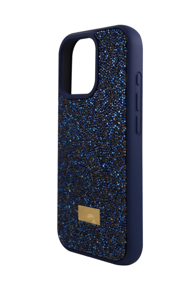 iPhone 16 Pro Yıldız Tozu Premium Lacivert Silikon Kılıf