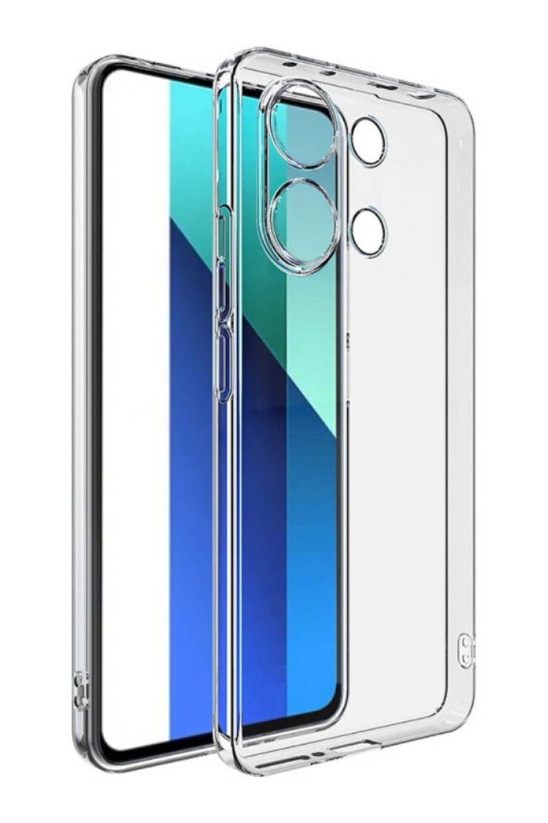 Redmi Note 13 Şeffaf Kamera Korumalı Ultra Slim Tpu Kılıf ŞEFFAF