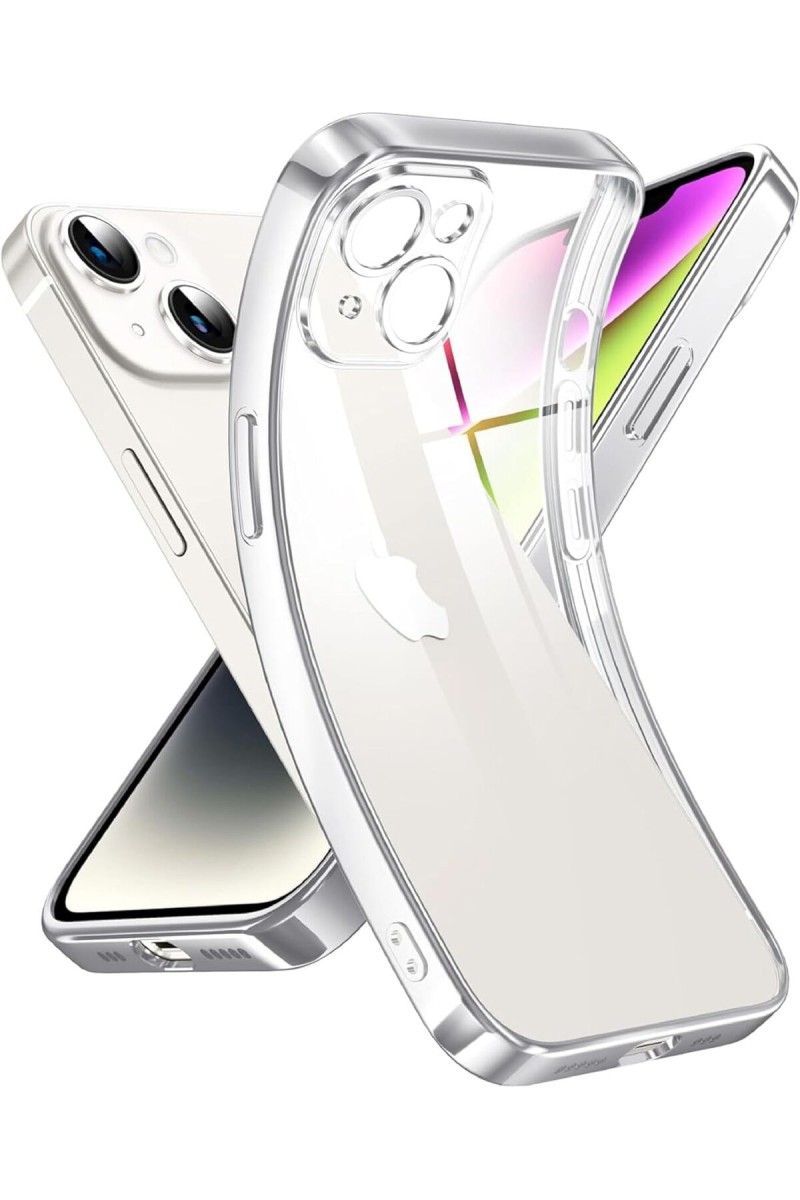 İphone 15 Şeffaf Kamera Korumalı Ultra Slim Tpu Kılıf ŞEFFAF