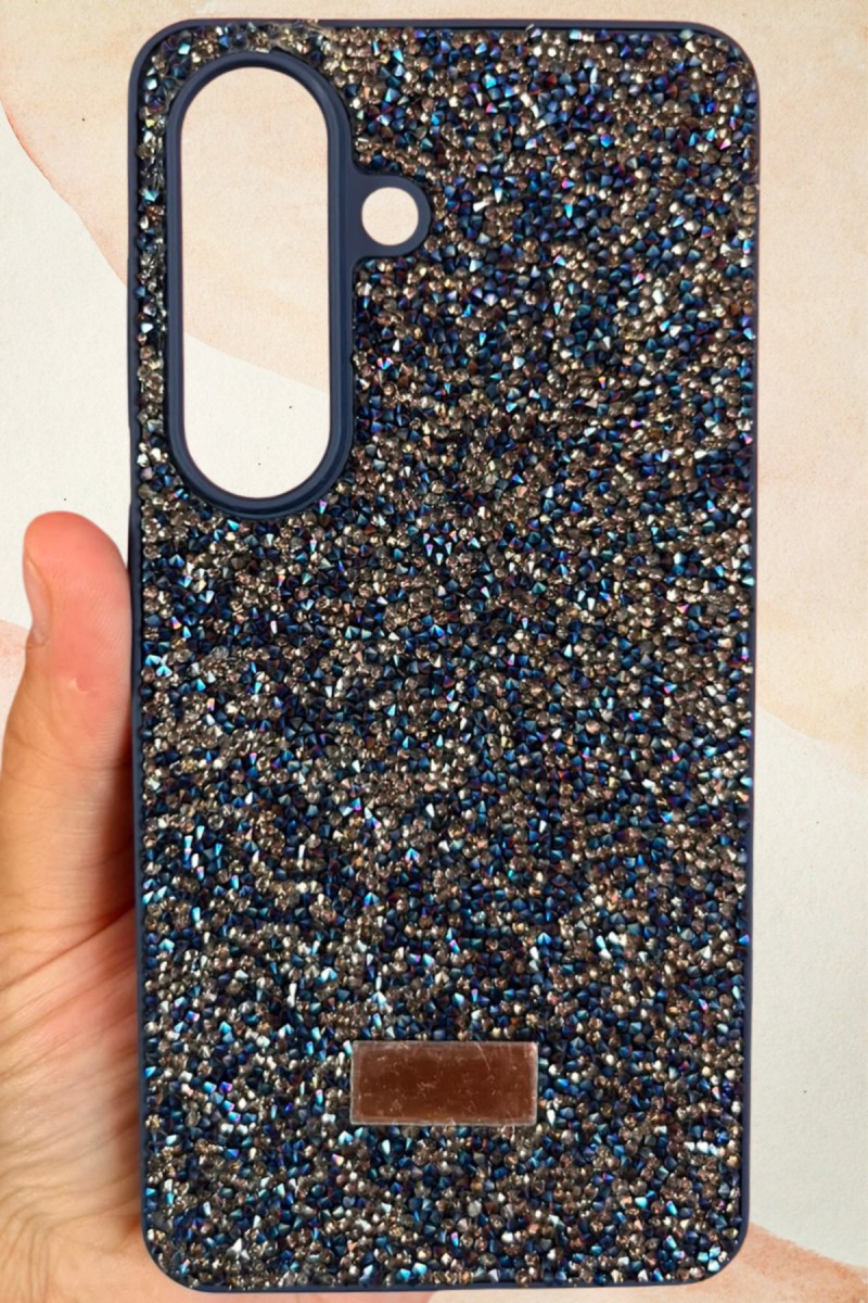 Samsung Galaxy S26 Yıldız Tozu Premium Lacivert Silikon Kılıf