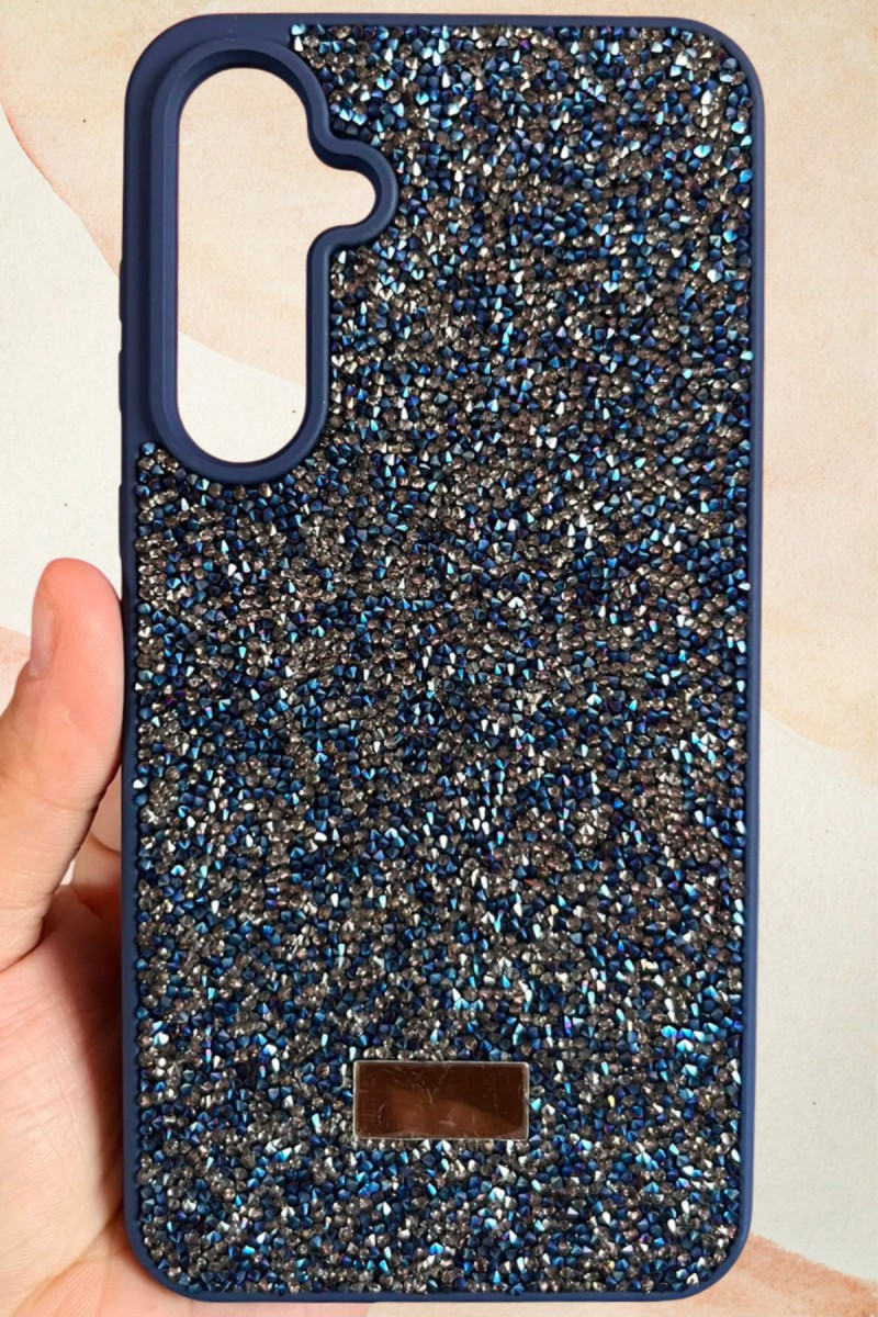 Samsung Galaxy A35 Yıldız Tozu Premium Lacivert Silikon Kılıf