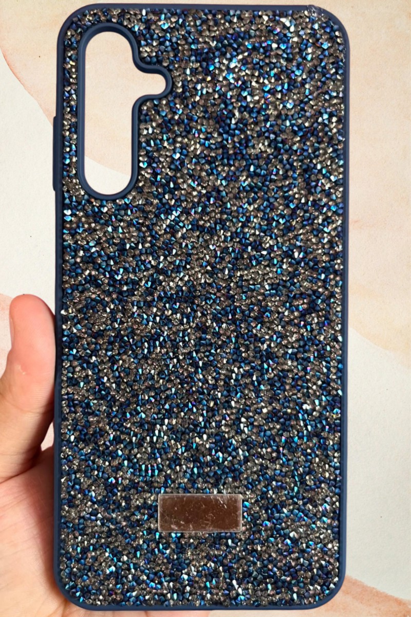 Samsung Galaxy A25 Yıldız Tozu Premium Lacivert Silikon Kılıf