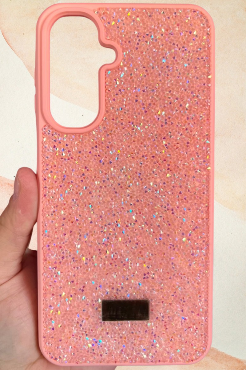 Samsung Galaxy A16 Yıldız Tozu Premium Pembe Silikon Kılıf