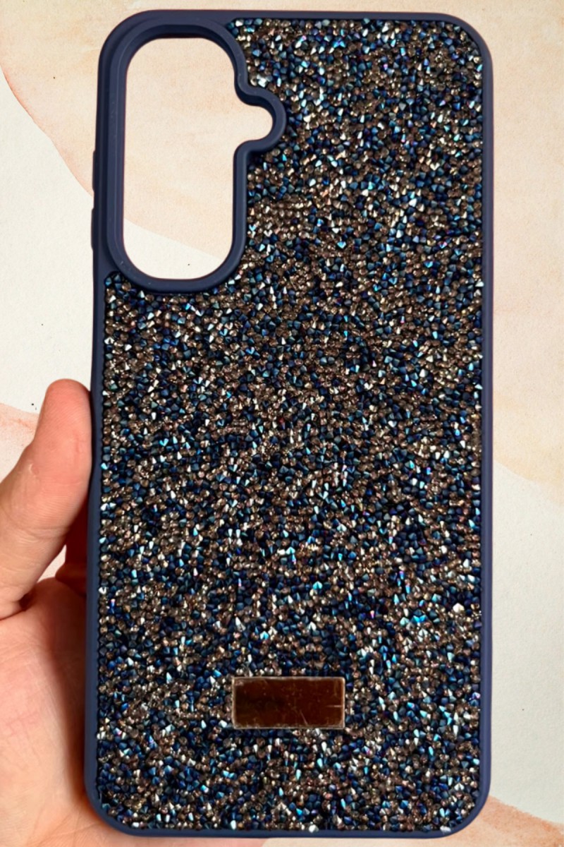 Samsung Galaxy A16 Yıldız Tozu Premium Lacivert Silikon Kılıf