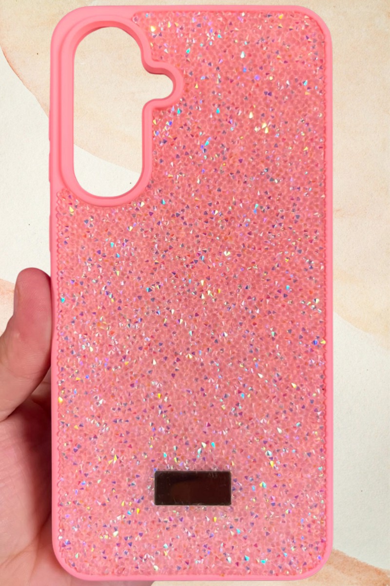 Samsung Galaxy A36 Yıldız Tozu Premium Pembe Silikon Kılıf