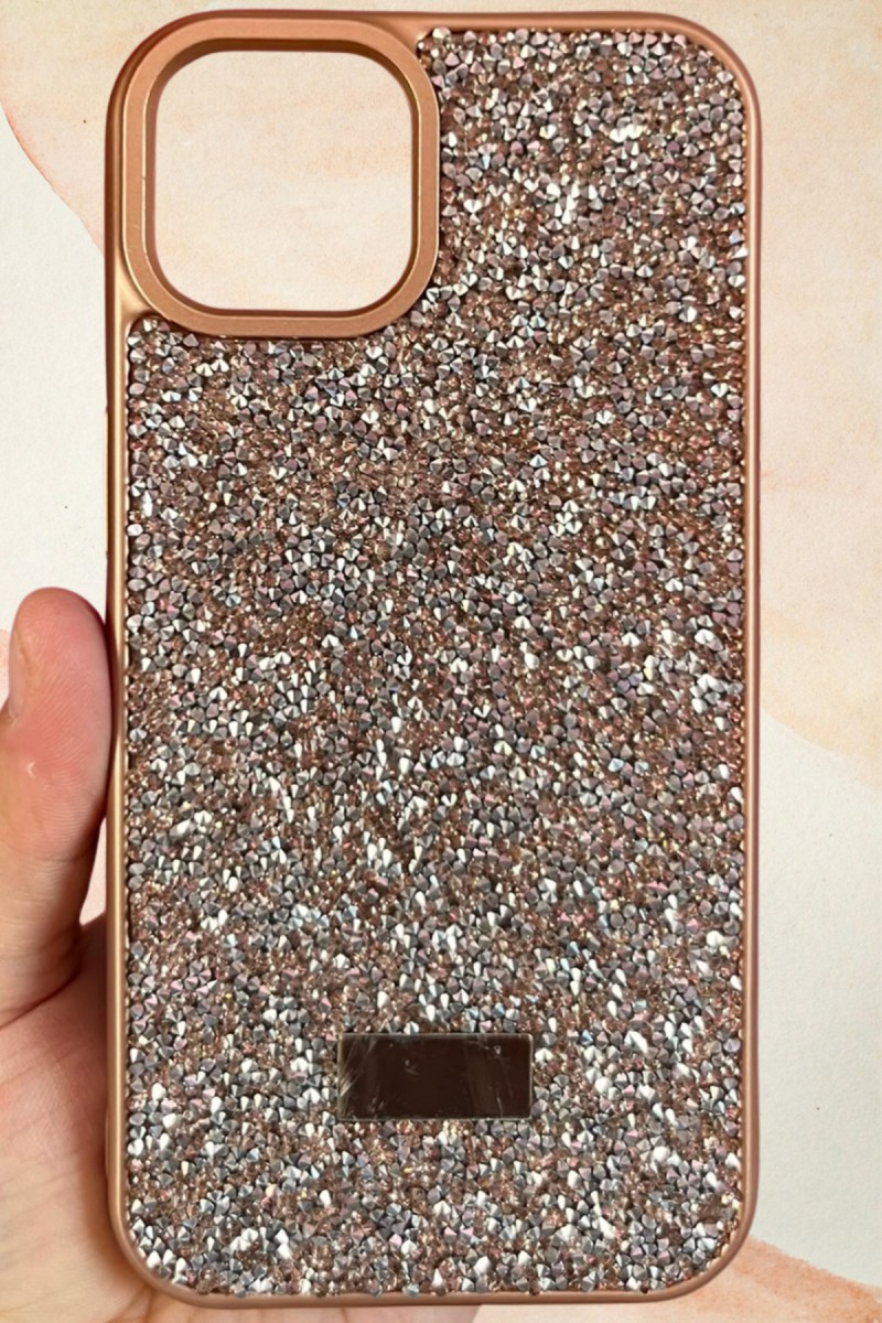 iPhone 13 / 14 Yıldız Tozu Premium Çöl Rengi Silikon Kılıf